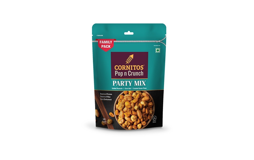 Cornitos Pop n Crunch Party Mix    Pack  450 grams